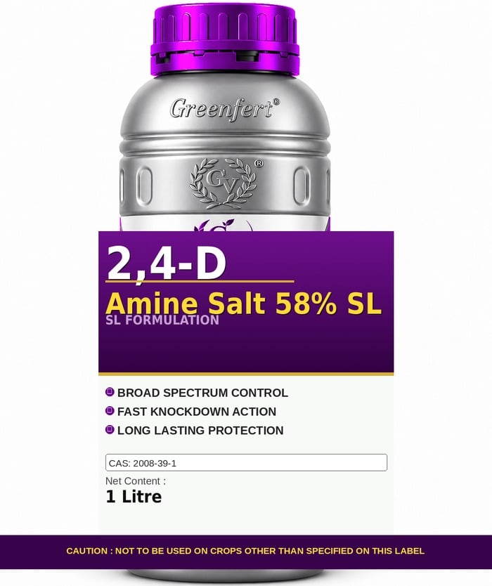 2,4-D Amine Salt 58% SL — bottle packaging
