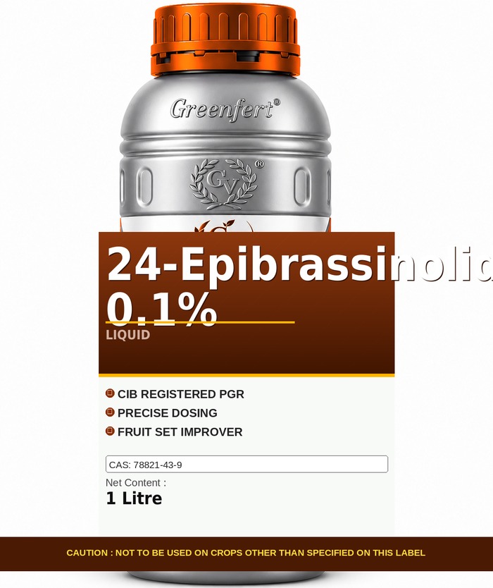 Greenfert 24-Epibrassinolide 0.1% — bottle packaging