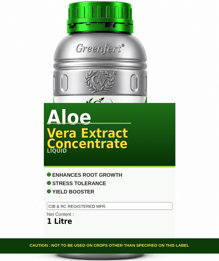 Greenfert Aloe Vera Extract Concentrate — bottle packaging