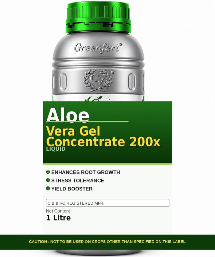 Greenfert Aloe Vera Gel Concentrate 200x — bottle packaging