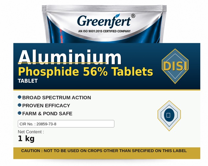 Aluminium Phosphide 56% Tablets — technical grade jar