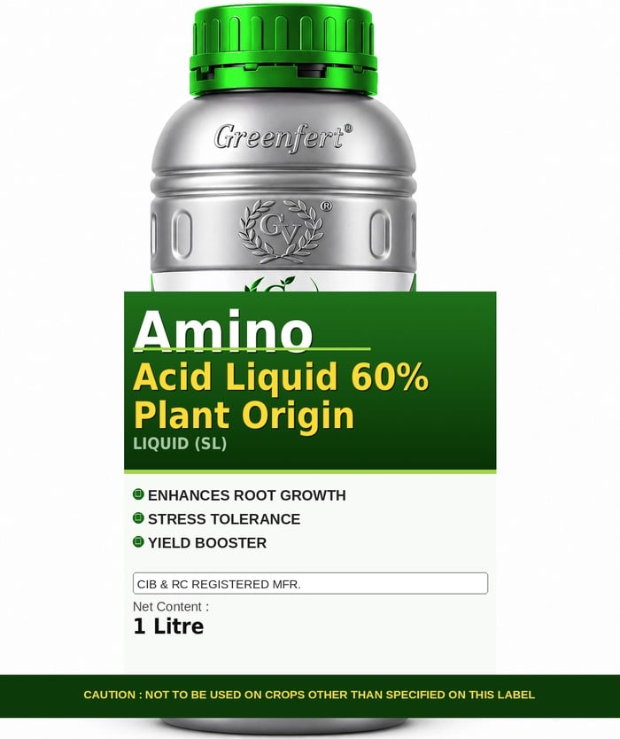 Greenfert Amino Acid Liquid 60% Plant Origin — bottle packaging