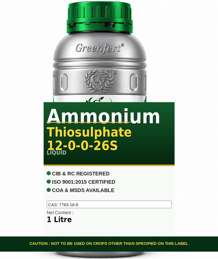 Greenfert Ammonium Thiosulphate 12-0-0-26S — bottle packaging