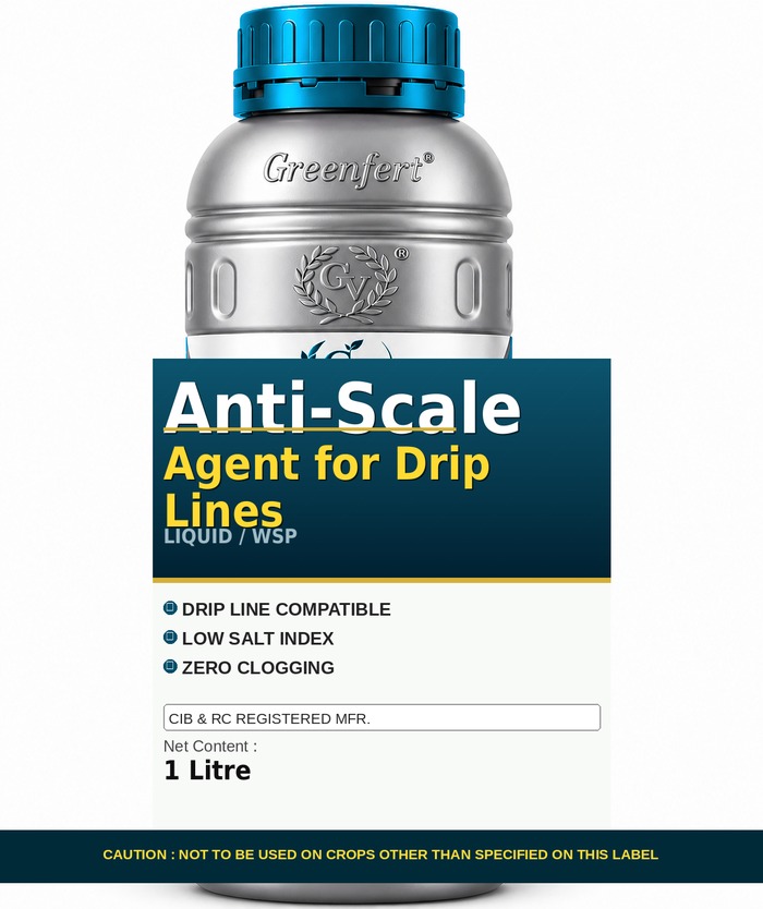 Greenfert Anti-Scale Agent for Drip Lines — LINES packaging bag