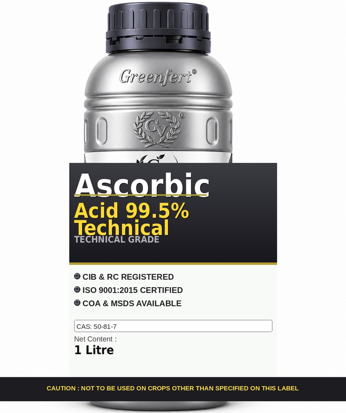 Ascorbic Acid 99.5% Technical — technical grade jar