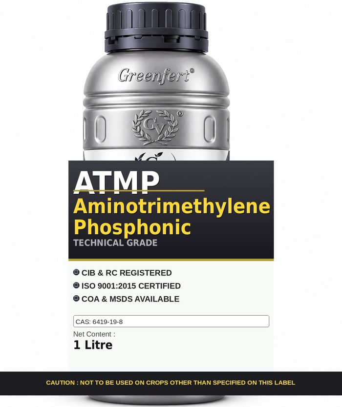 ATMP Aminotrimethylene Phosphonic — technical grade jar