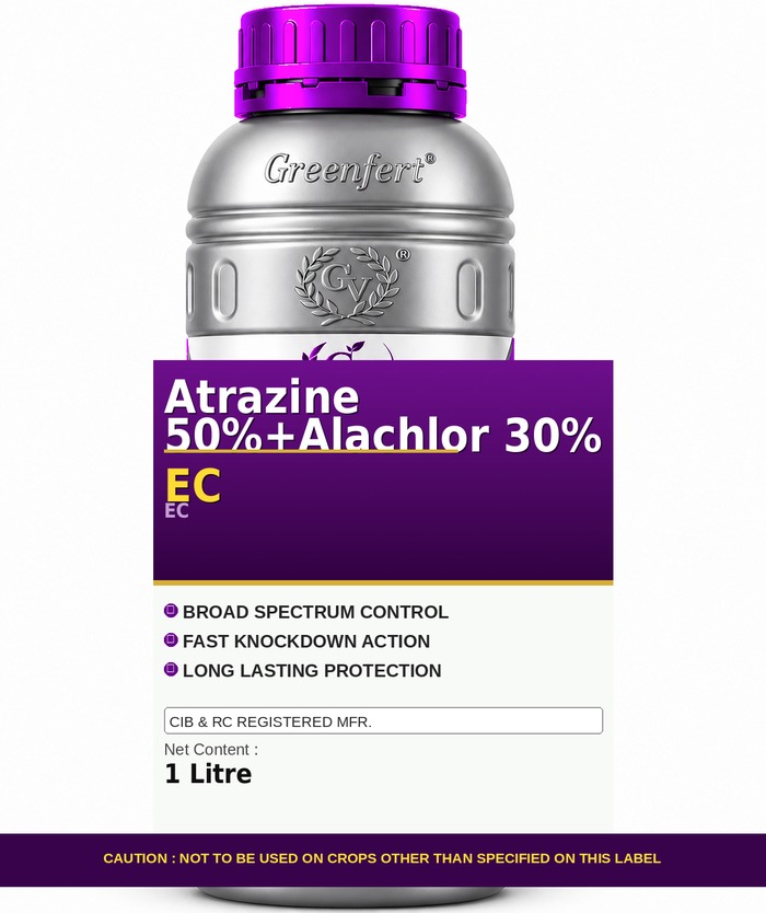Atrazine 50%+Alachlor 30% EC — bottle packaging