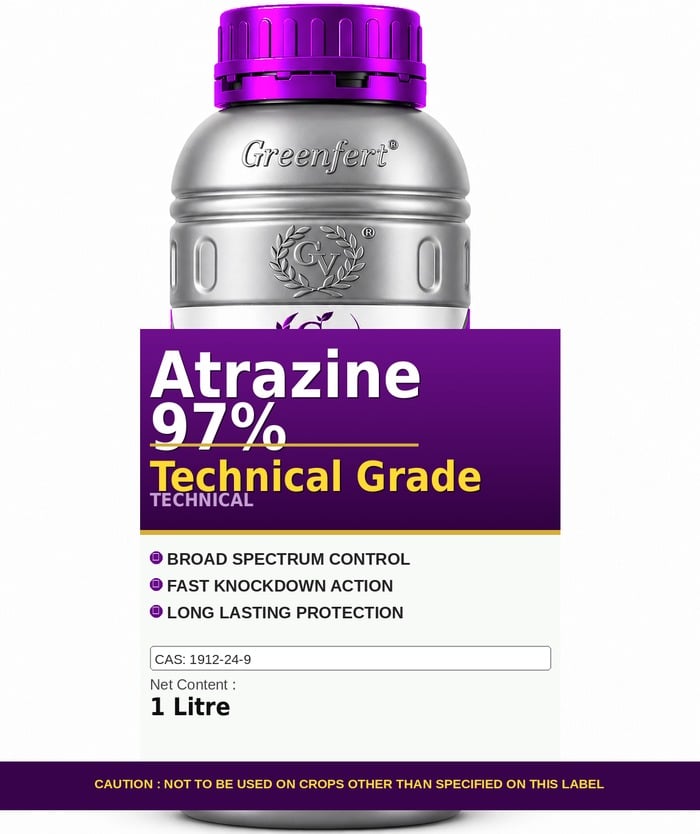 Atrazine 97% Technical Grade — technical grade jar