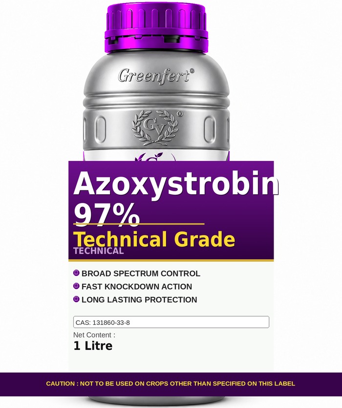 Azoxystrobin 97% Technical Grade — technical grade jar