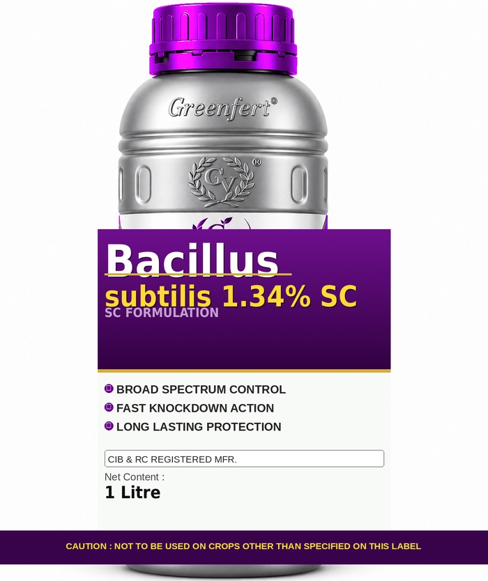 Bacillus subtilis 1.34% SC — bottle packaging