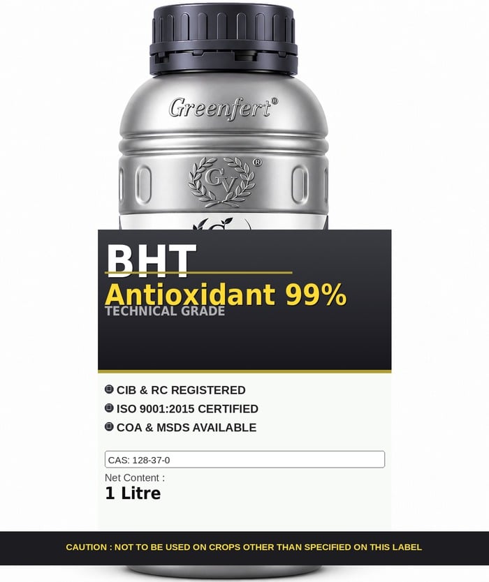 BHT Antioxidant 99% — technical grade jar