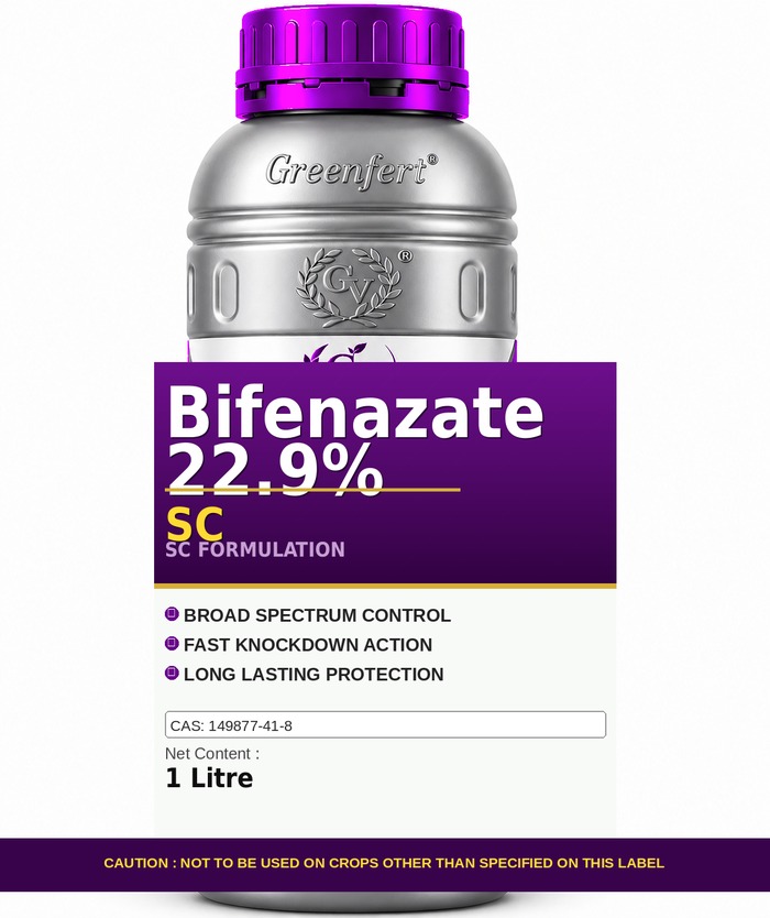 Bifenazate 22.9% SC — bottle packaging