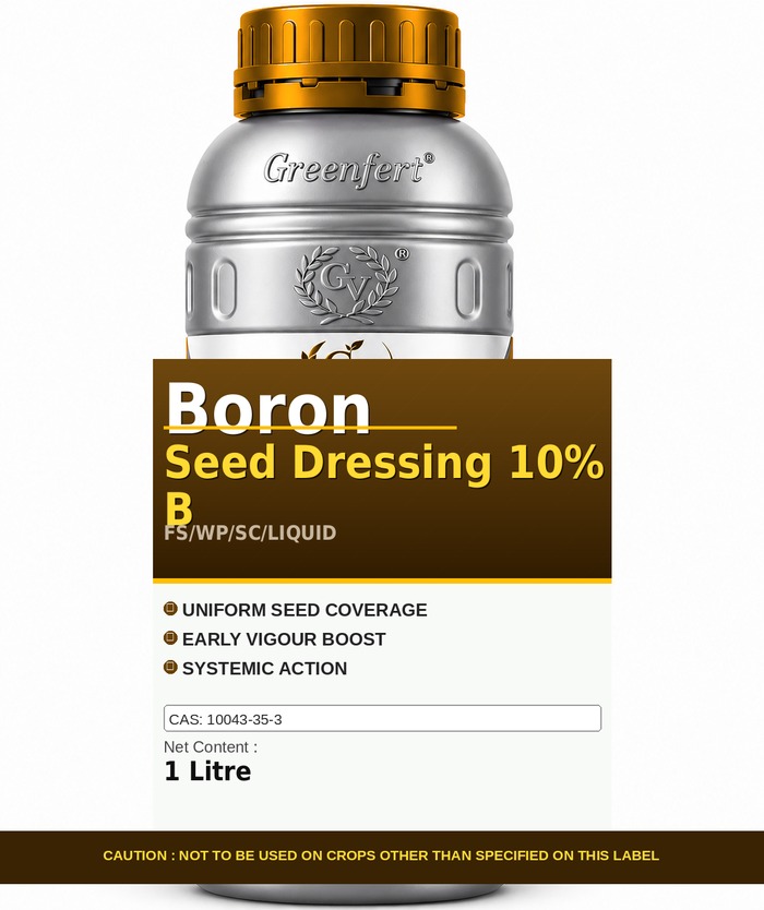 Greenfert Boron Seed Dressing 10% B — B packaging bag