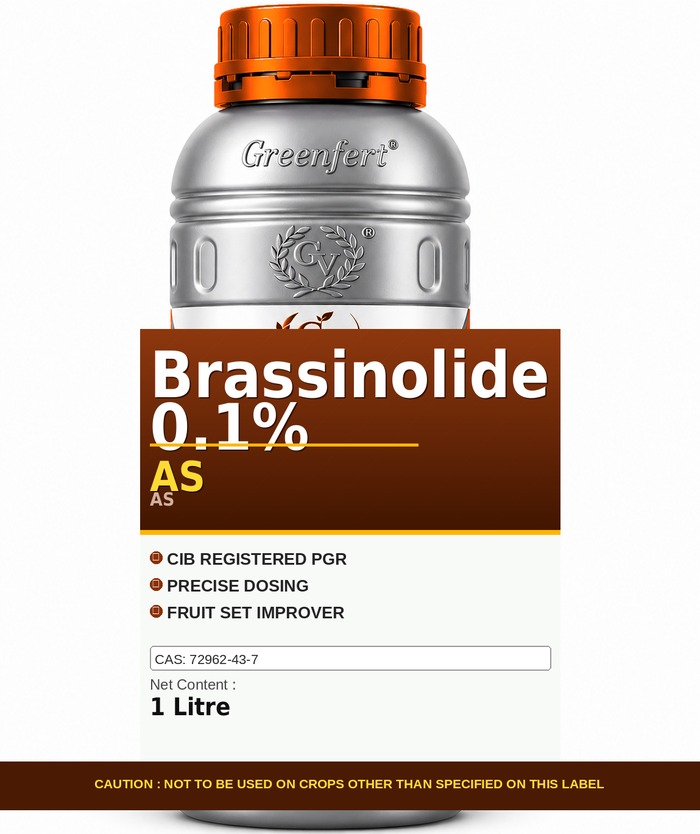 Greenfert Brassinolide 0.1% AS — bottle packaging