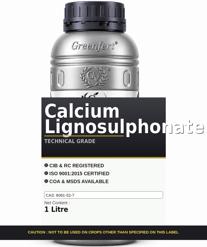 Calcium Lignosulphonate — technical grade jar