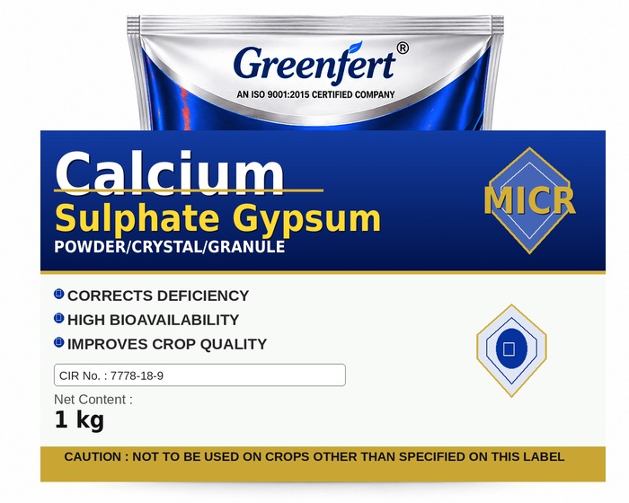 Greenfert Calcium Sulphate Gypsum — GYPSUM packaging bag