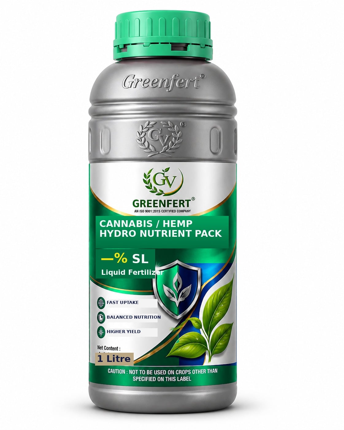 Greenfert Cannabis / Hemp Hydro Nutrient Pack packaging