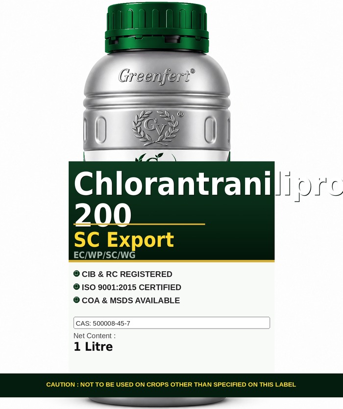 Greenfert Chlorantraniliprole 200 SC Export — EXPORT packaging bag