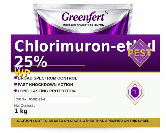 Chlorimuron-ethyl 25% WP — WP packaging bag