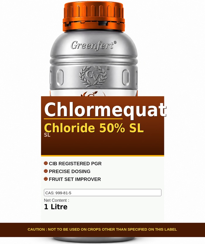 Greenfert Chlormequat Chloride 50% SL — bottle packaging
