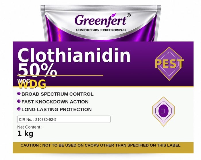 Clothianidin 50% WDG — WDG packaging bag
