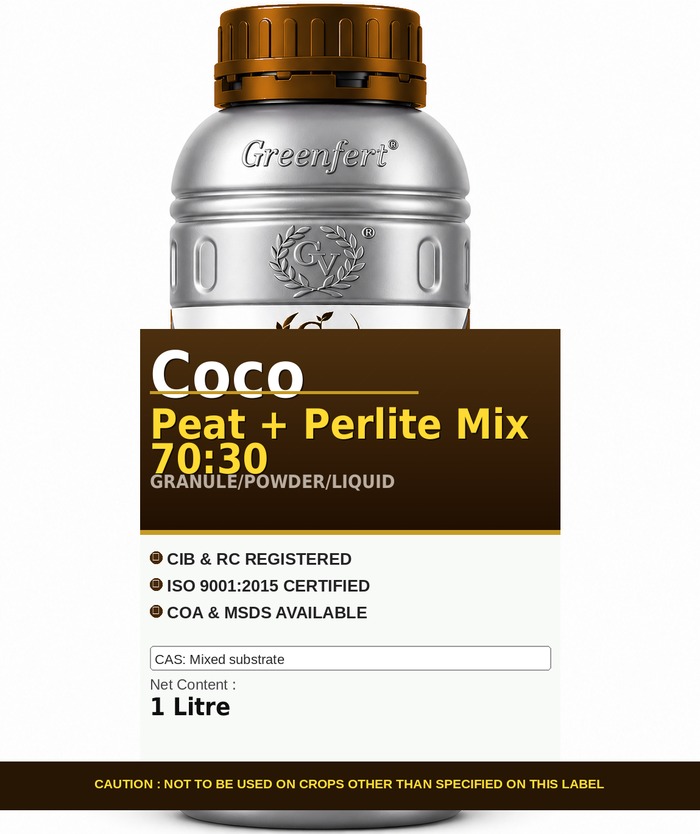 Greenfert Coco Peat + Perlite Mix 70:30 — 30 packaging bag
