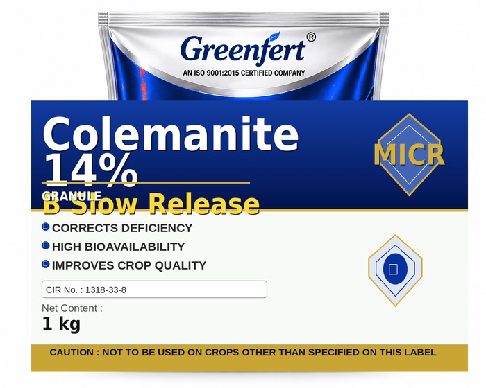 Greenfert Colemanite 14% B Slow Release — RELEASE packaging bag