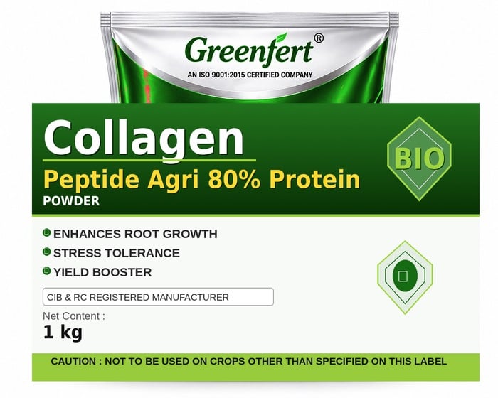 Greenfert Collagen Peptide Agri 80% Protein — PROTEIN packaging bag