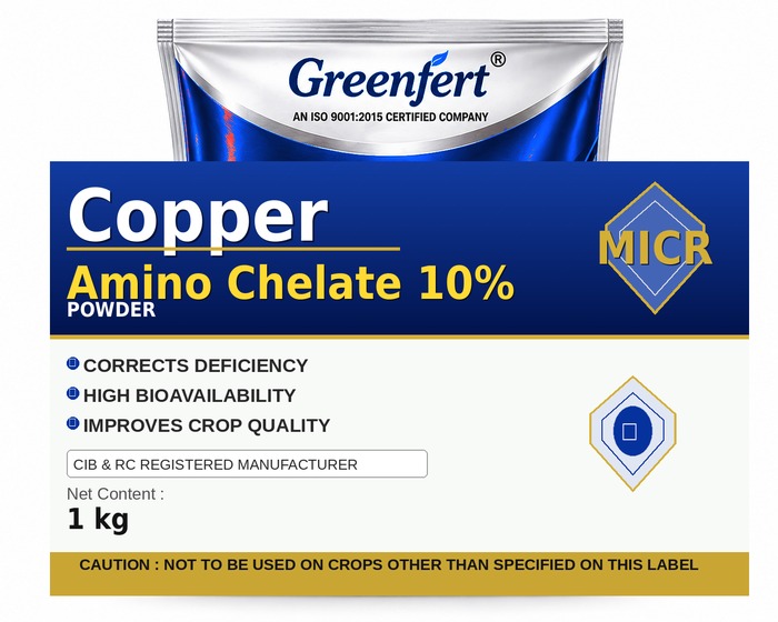 Greenfert Copper Amino Chelate 10% — 10 packaging bag
