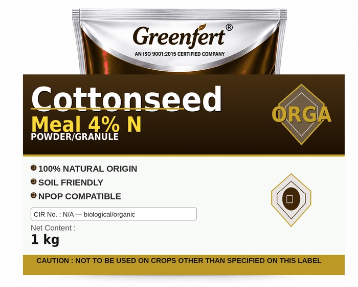 Greenfert Cottonseed Meal 4% N — N packaging bag