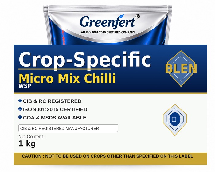 Greenfert Crop-Specific Micro Mix Chilli — CHILLI packaging bag