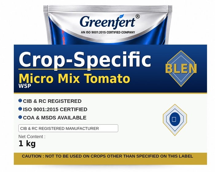 Greenfert Crop-Specific Micro Mix Tomato — TOMATO packaging bag