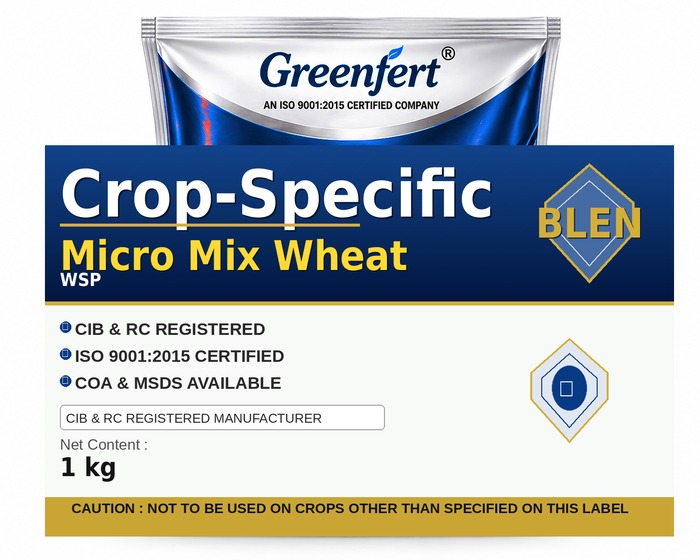 Greenfert Crop-Specific Micro Mix Wheat — WHEAT packaging bag