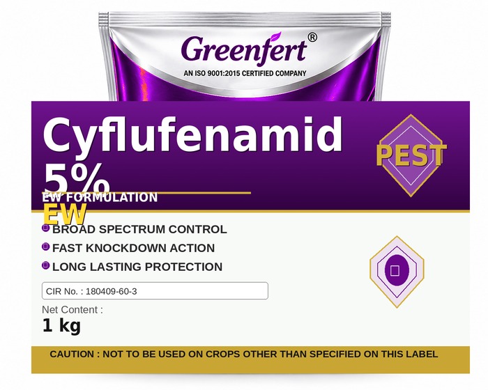 Cyflufenamid 5% EW — bottle packaging