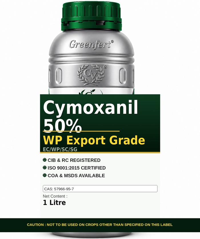 Greenfert Cymoxanil 50% WP Export Grade — GRADE packaging bag