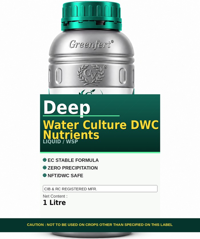 Greenfert Deep Water Culture DWC Nutrients — NUTRIENTS packaging bag