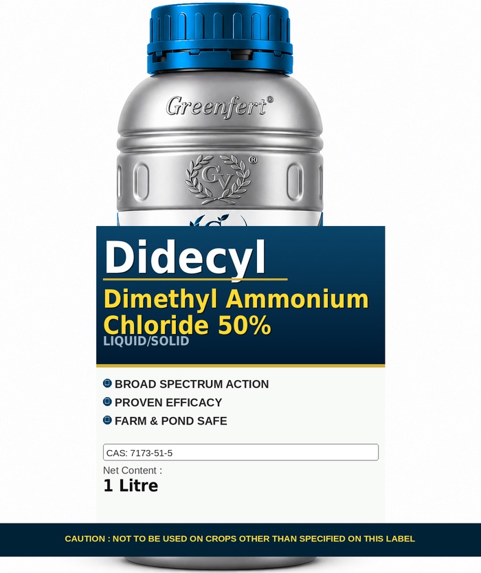 Didecyl Dimethyl Ammonium Chloride 50% — 50 packaging bag