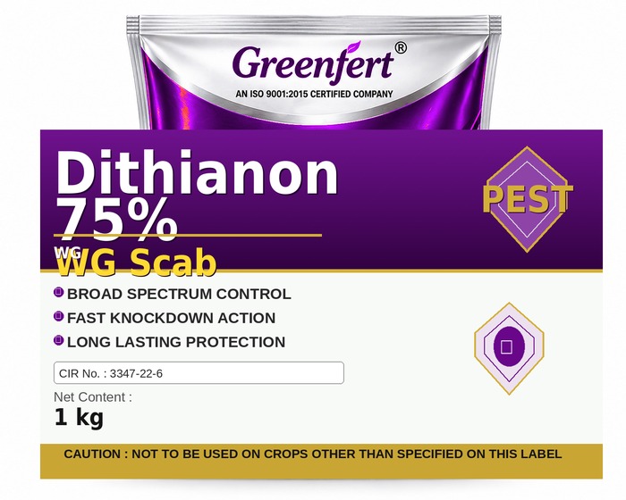 Dithianon 75% WG Scab — SCAB packaging bag