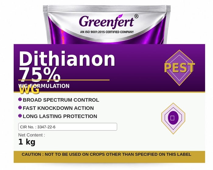 Dithianon 75% WG — WG packaging bag