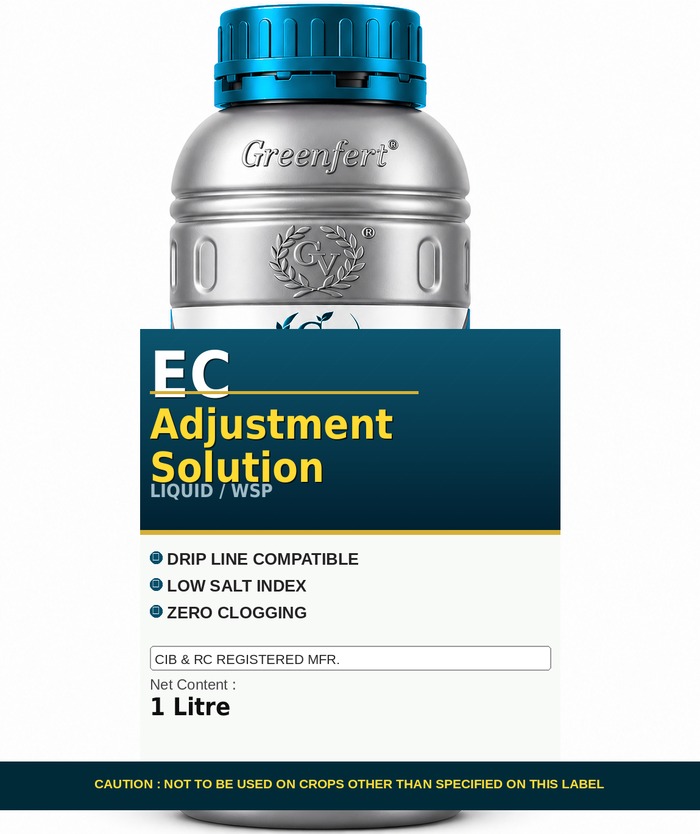 Greenfert EC Adjustment Solution — SOLUTION packaging bag