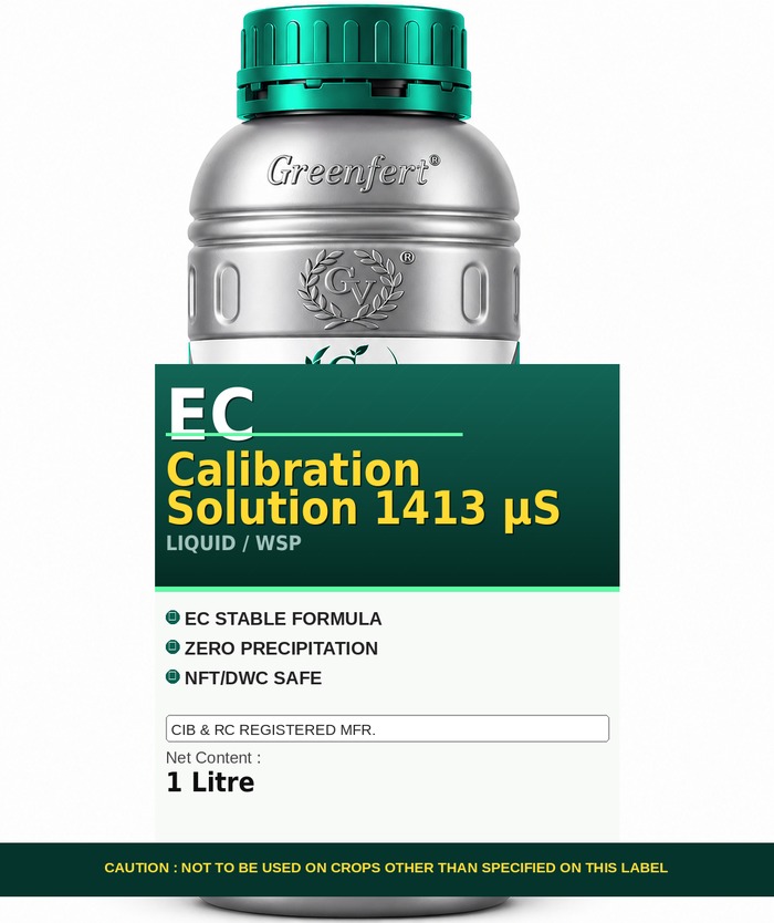 Greenfert EC Calibration Solution 1413 µS — S packaging bag