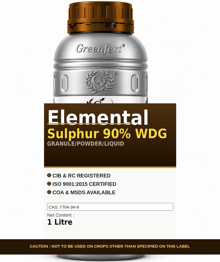 Greenfert Elemental Sulphur 90% WDG — WDG packaging bag