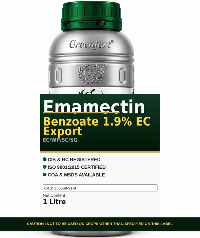 Greenfert Emamectin Benzoate 1.9% EC Export — EXPORT packaging bag