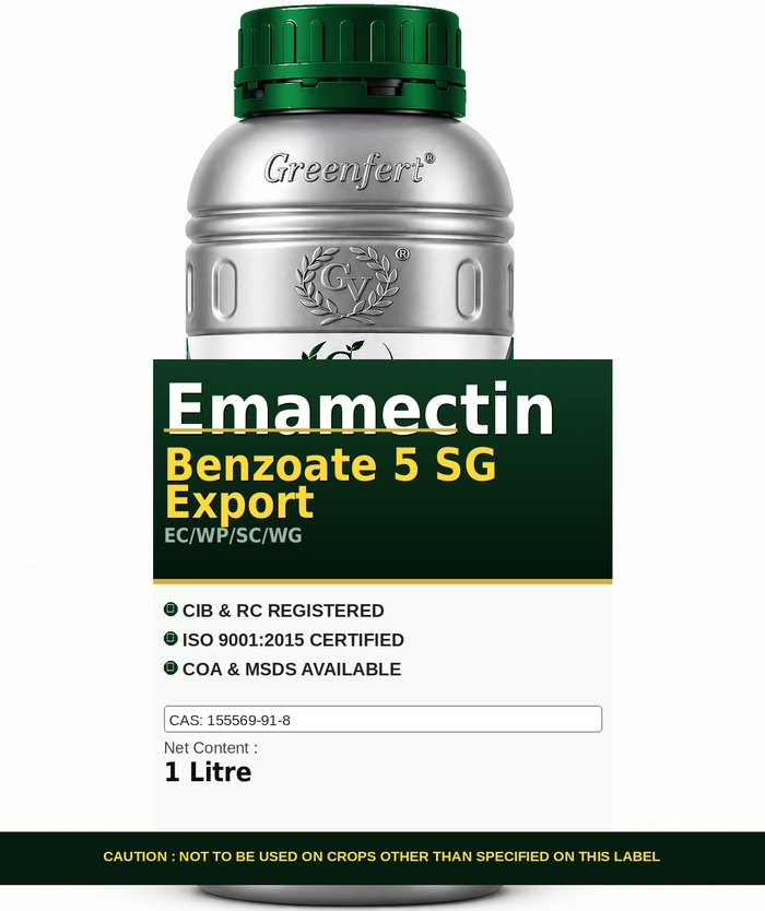 Greenfert Emamectin Benzoate 5 SG Export — EXPORT packaging bag