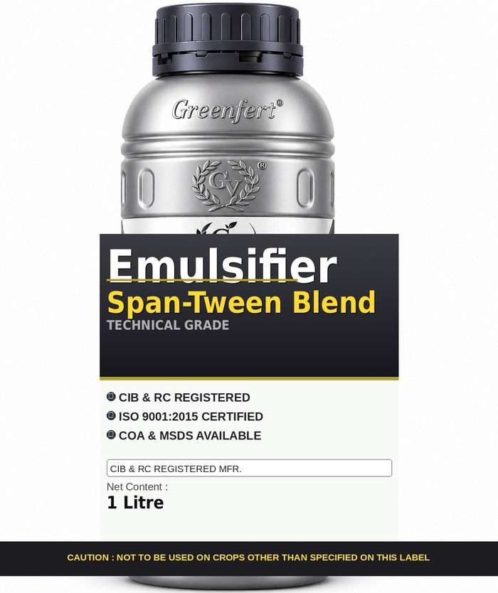 Emulsifier Span-Tween Blend — technical grade jar
