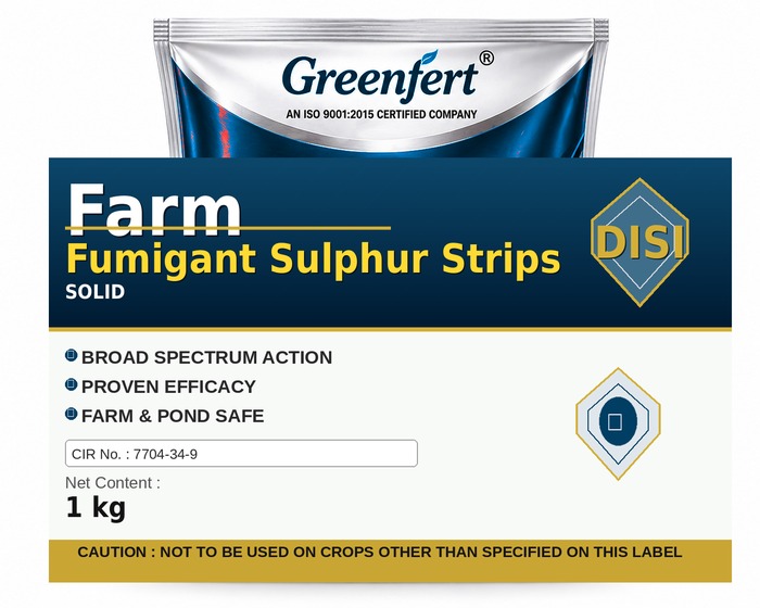 Farm Fumigant Sulphur Strips — STRIPS packaging bag