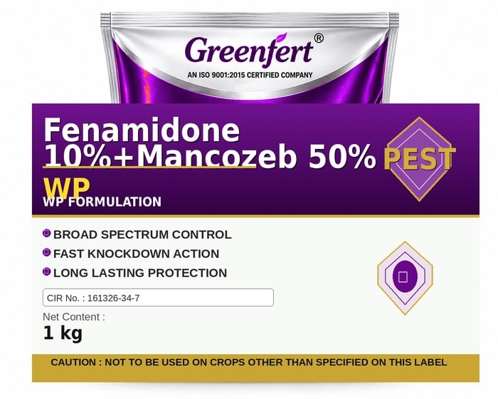 Fenamidone 10%+Mancozeb 50% WP — WP packaging bag