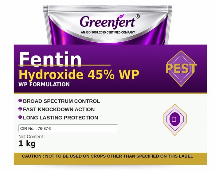 Fentin Hydroxide 45% WP — WP packaging bag