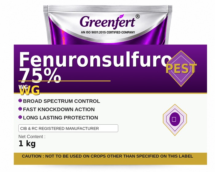 Fenuronsulfuron 75% WG — WG packaging bag