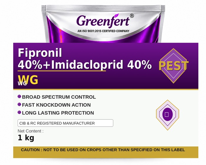 Fipronil 40%+Imidacloprid 40% WG — WG packaging bag